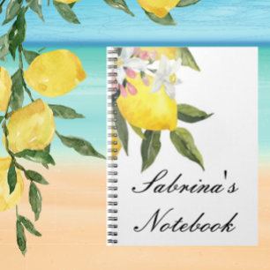 custom lemons notebook
