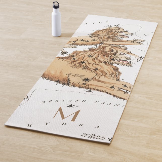 Custom Leo Constellation Horoscope Zodiac Stars Yoga Mat (In Situ)