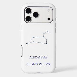 Custom Leo Constellation iPhone Case - Personalize