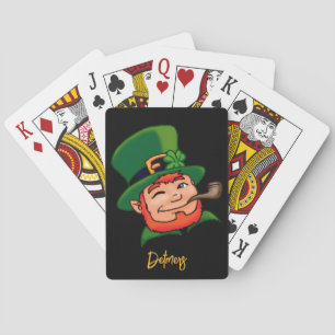 Custom Leprechaun St. Patrick's Playing Cards