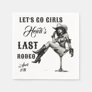 Custom Let's Go Redeo for Bachelorette  Napkin