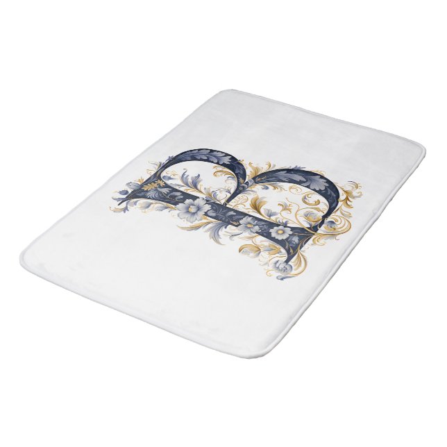 Custom Letter Bath Mat (Angled)