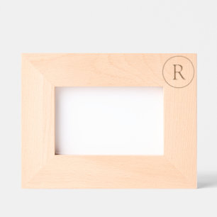 Custom Letter Monogram Personalized Etched Frames