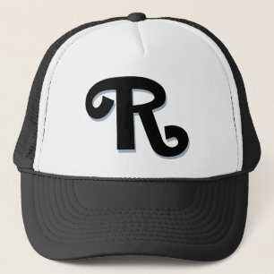 Custom Letter "R" Trucker Hat