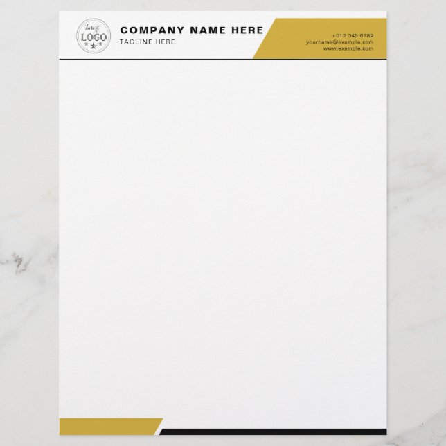 Custom Letterhead for Business & Personal Use (Front)