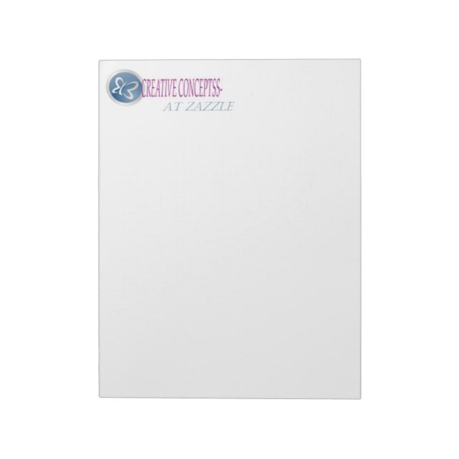 CUSTOM LETTERHEAD NOTE PADS 8 1/2 X 11 (Rotated)