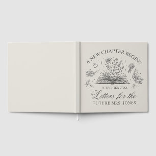 Custom Letters to the Bride Book Book Theme Bridal