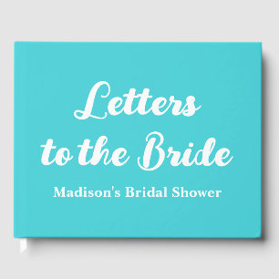 Custom Letters to the Bride Hen Do Bridal Shower Guest Book