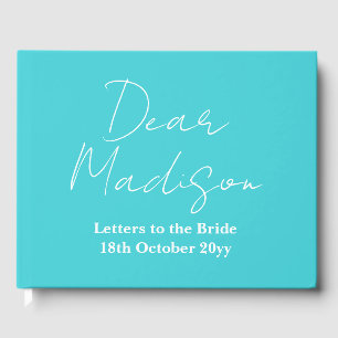 Custom Letters to the Bride Hen Do Bridal Shower Guest Book