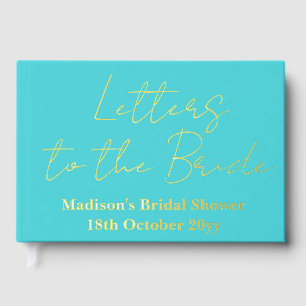 Custom Letters to the Bride Hen Do Bridal Shower Guest Book