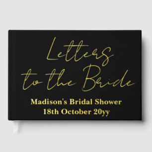 Custom Letters to the Bride Hen Do Bridal Shower Guest Book
