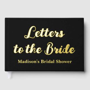 Custom Letters to the Bride Hen Do Bridal Shower Guest Book