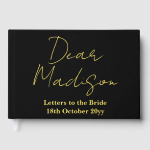 Custom Letters to the Bride Hen Do Bridal Shower Guest Book