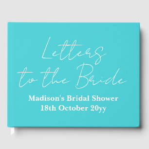 Custom Letters to the Bride Hen Do Bridal Shower Guest Book