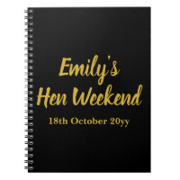 Custom Letters to the Bride Hen Do Weekend Trip