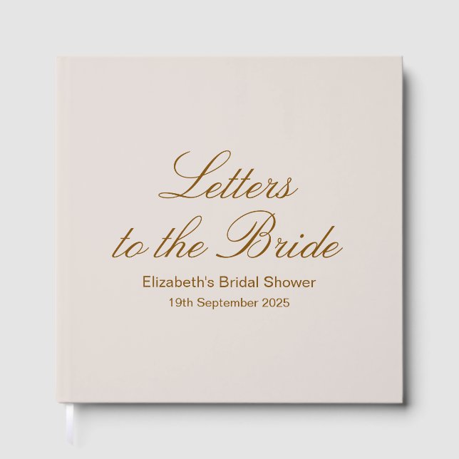 Custom Letters to the Bride Scrapbook, Hen Do Scra Guest Book (Front)