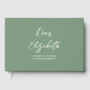 Custom Letters to the Bride Scrapbook, Hen Do Scra Guest Book