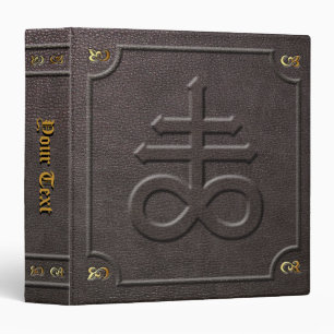 Custom Leviathan Cross Book of Shadows Binder