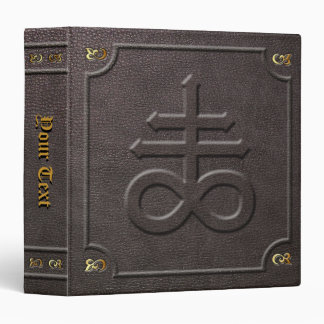 Custom Leviathan Cross Book of Shadows Binder