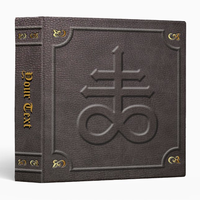 Custom Leviathan Cross Book of Shadows Binder (Front/Spine)