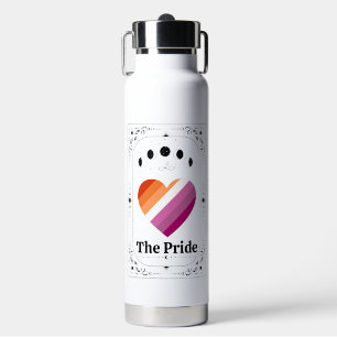 Custom LGBT Pride Tarot Lesbian Rainbow Queer Gay Water Bottle