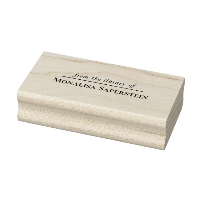 CUSTOM Library book stamp (Stamp)