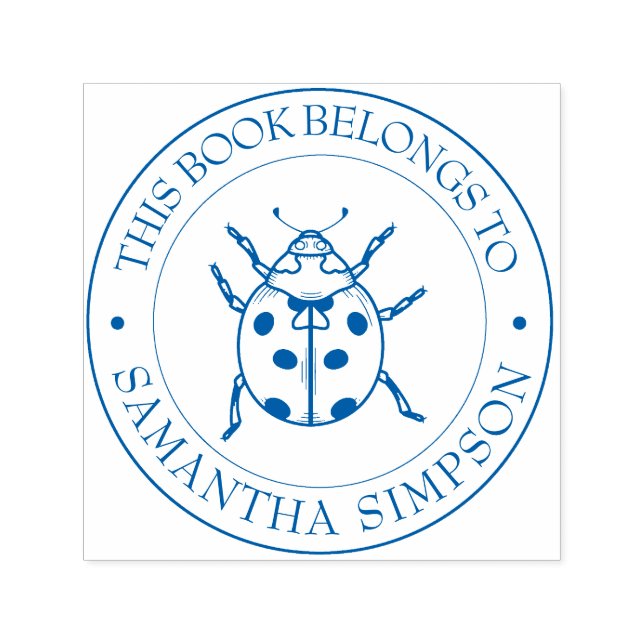 Custom Library Book Stamp - Ex Libris - Bookplate (Design)