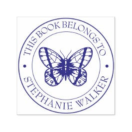 Custom Library Book Stamp - Ex Libris - Bookplate