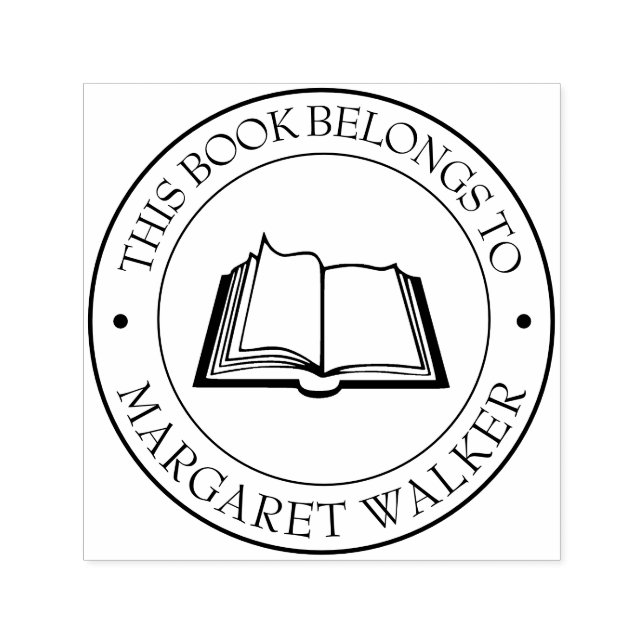 Custom Library Book Stamp - Ex Libris - Bookplate (Design)