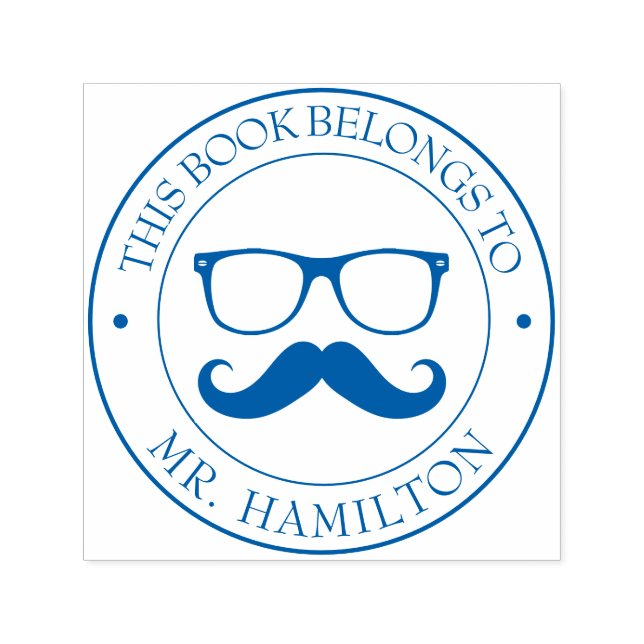 Custom Library Book Stamp - Ex Libris - Bookplate (Design)