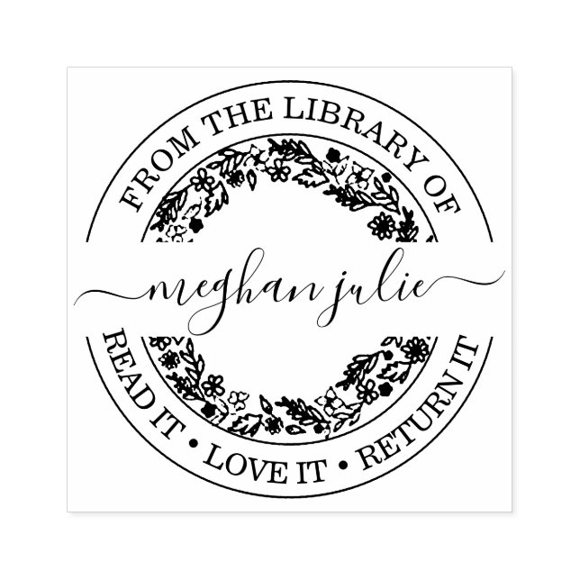 Custom Library Stamp With Proof (Imprint)