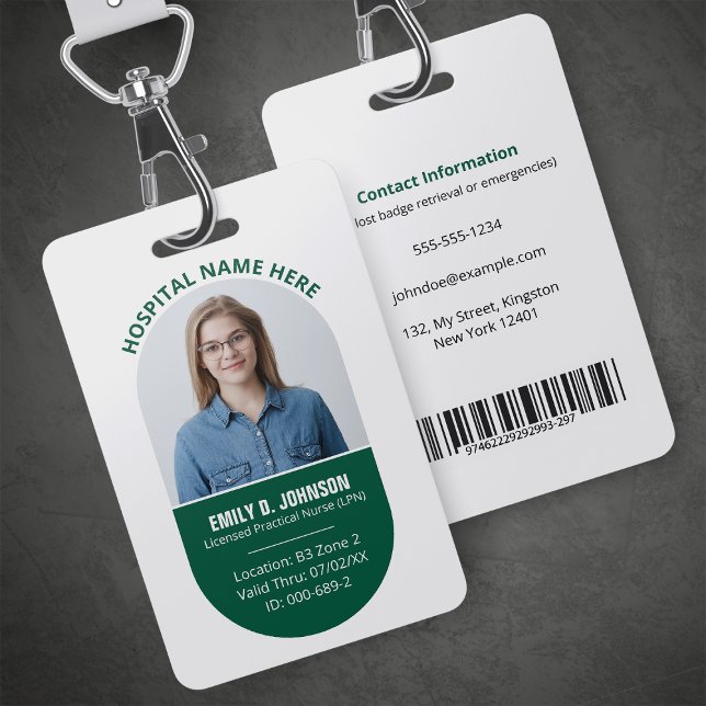 Custom Licensed Practical Nurse LPN Photo Logo Badge (Creator Uploaded)