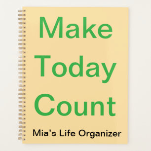 Custom Life Planner – Motivational 2025 Journal