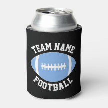 Custom Light Blue Football Team Name Personalized