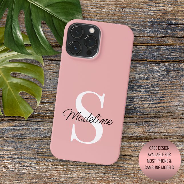 Custom Light Dusty Rose Peach Blush Pink Coloured iPhone Case (Creator Uploaded)