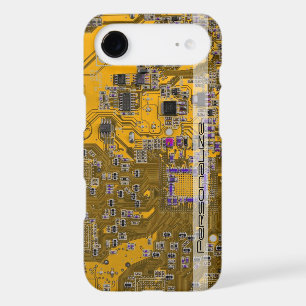 Custom Light Orange PCB Circuit Board for IT Pros