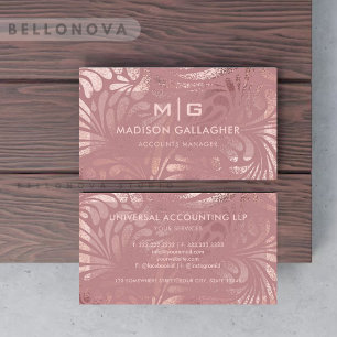 Custom Light Peach Pink Aesthetic Professional Business Card