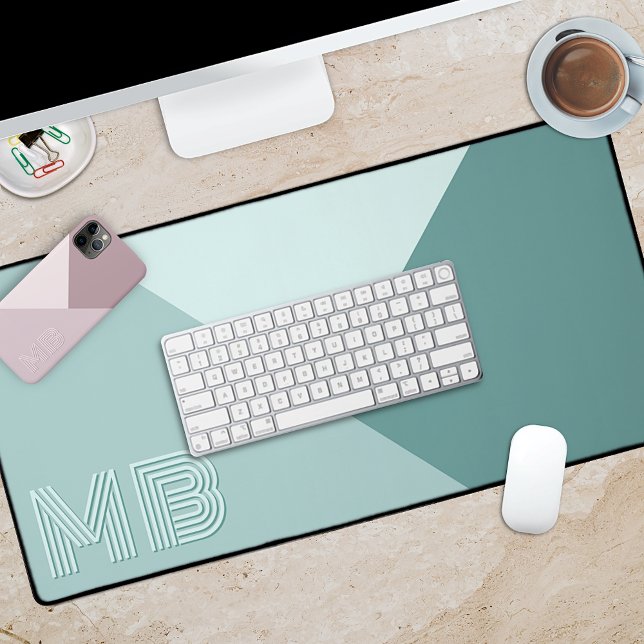 Custom Light Seafoam Mint Teal Jade Green Desk Mat (Creator Uploaded)