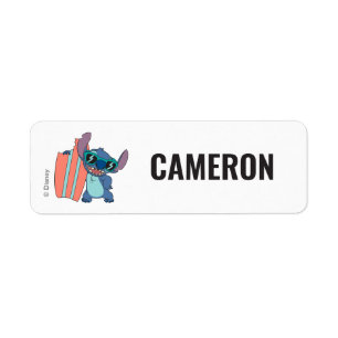 Custom Lilo & Stitch   Back to School Labels