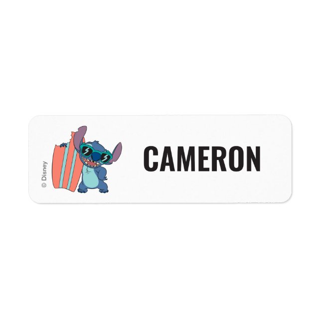 Custom Lilo & Stitch | Back to School Labels (Front)