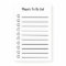 Custom Lined To Do List Minimalist