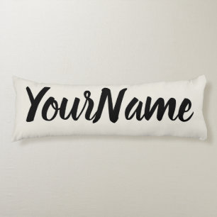 Custom Linen Cream Body Pillow