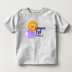 Custom Lion Themed Birthday T-Shirt