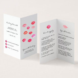 Custom Lip Product Distributor Tips & Tricks Business Card
