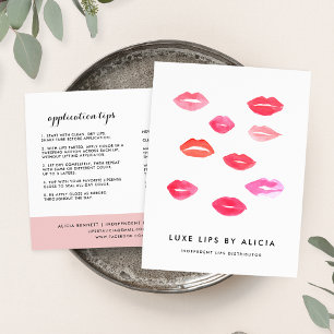 Custom Lip Product Distributor Tips & Tricks Postcard