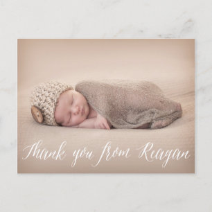 CUSTOM LISTING   Thank You Postcard