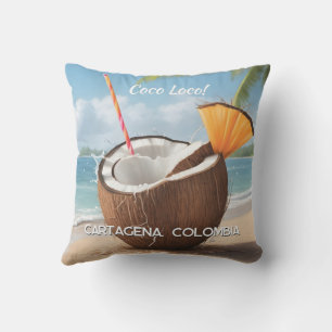 Custom Location Coco Loco Outdoor Pillow