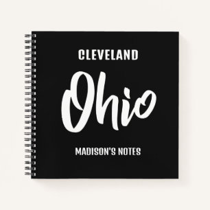 Custom Location, Name & Color Ohio Notebook
