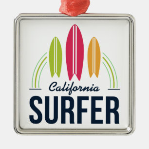 Custom Location Surfer ornament