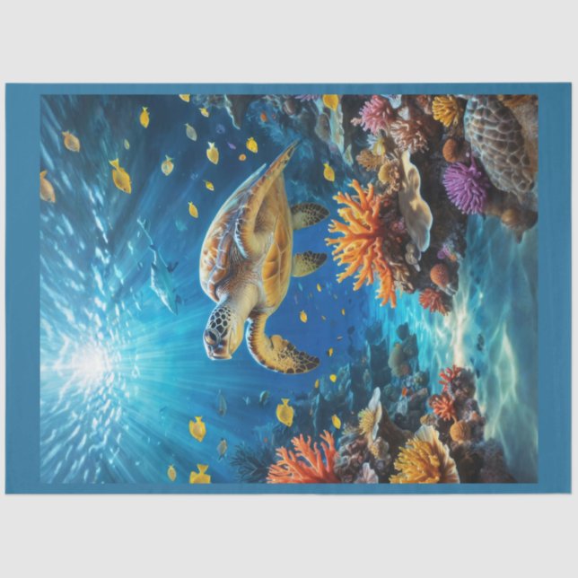 Custom Loggerhead Tissue Paper (Front)